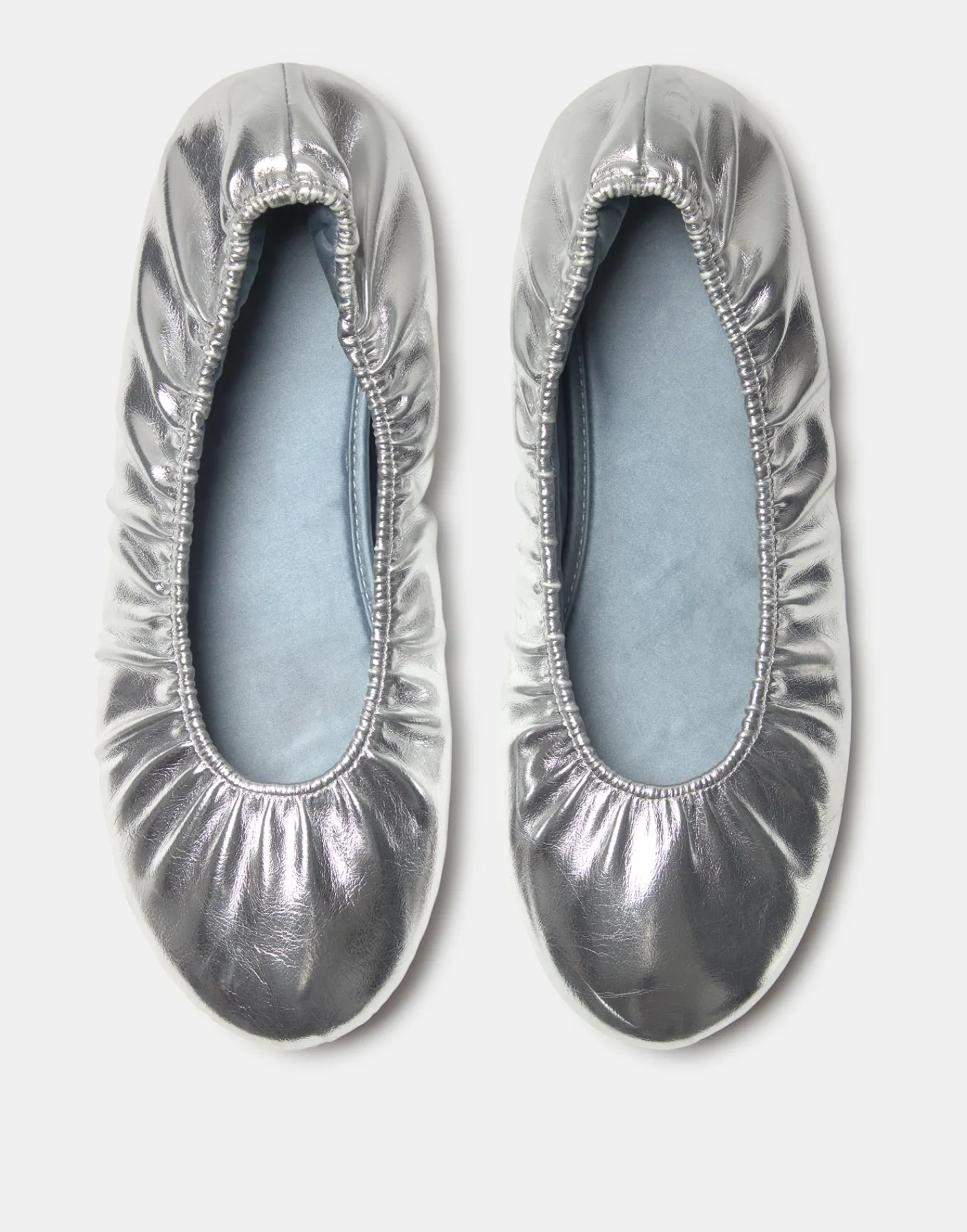 Natura Selection Bailarinas Silver 149772-SILVER Clearance