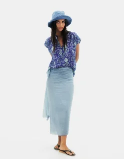 Natura Selection Blusa Adriático 147759-BLUE Discount