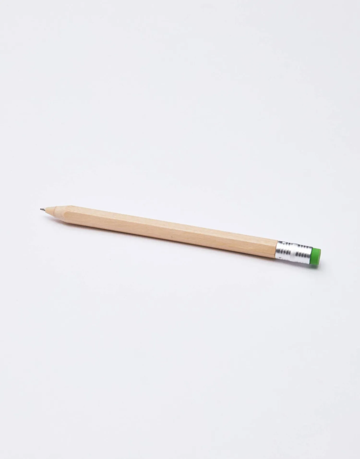 Natura Selection Bolígrafo Madera Con Goma 142244-GREEN Hot