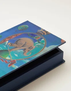 Natura Selection Caja Libro Elefante 144158-BLUE Hot