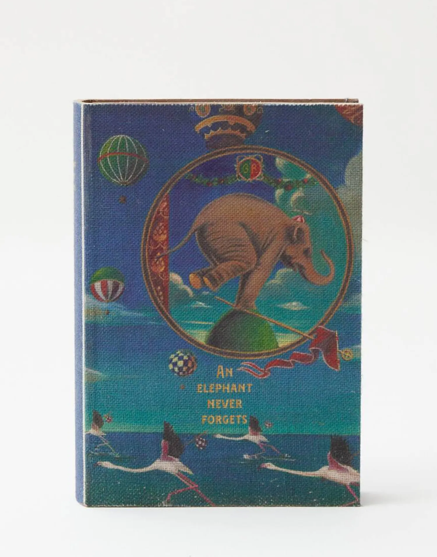 Natura Selection Caja Libro Elefante 144158-BLUE Hot