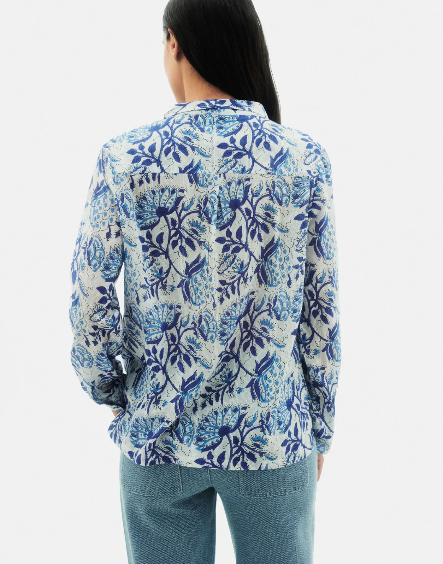 Natura Selection Camisa Dobbi Benares 147740-BLUE Best