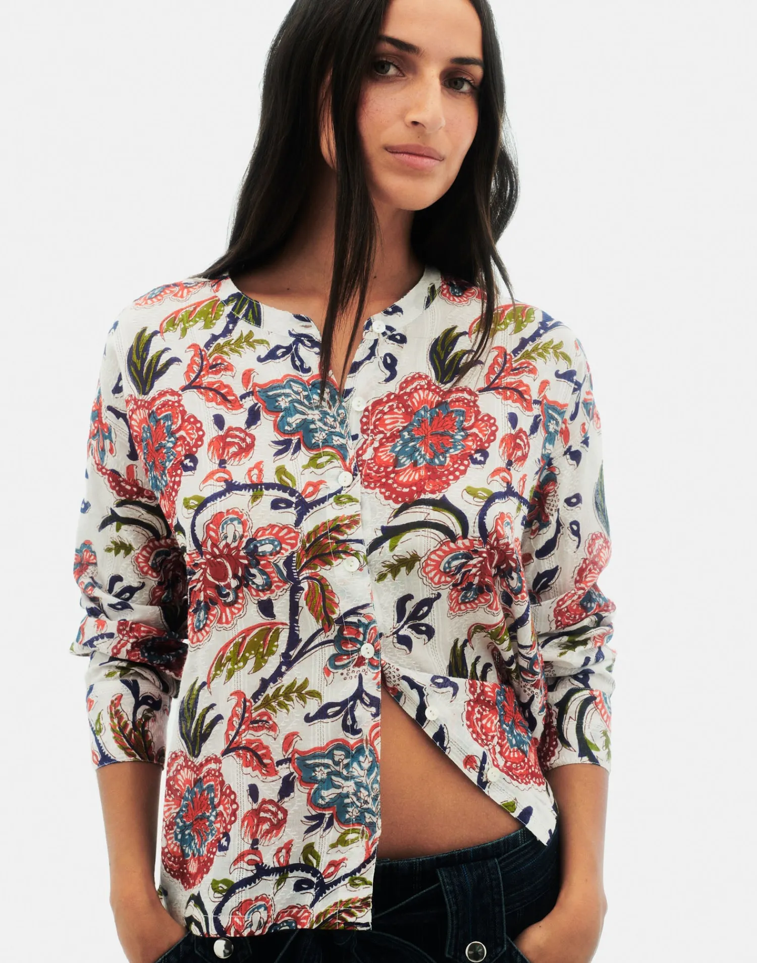 Natura Selection Camisa Dobbi Chennai 147741-OFFWHITE Sale