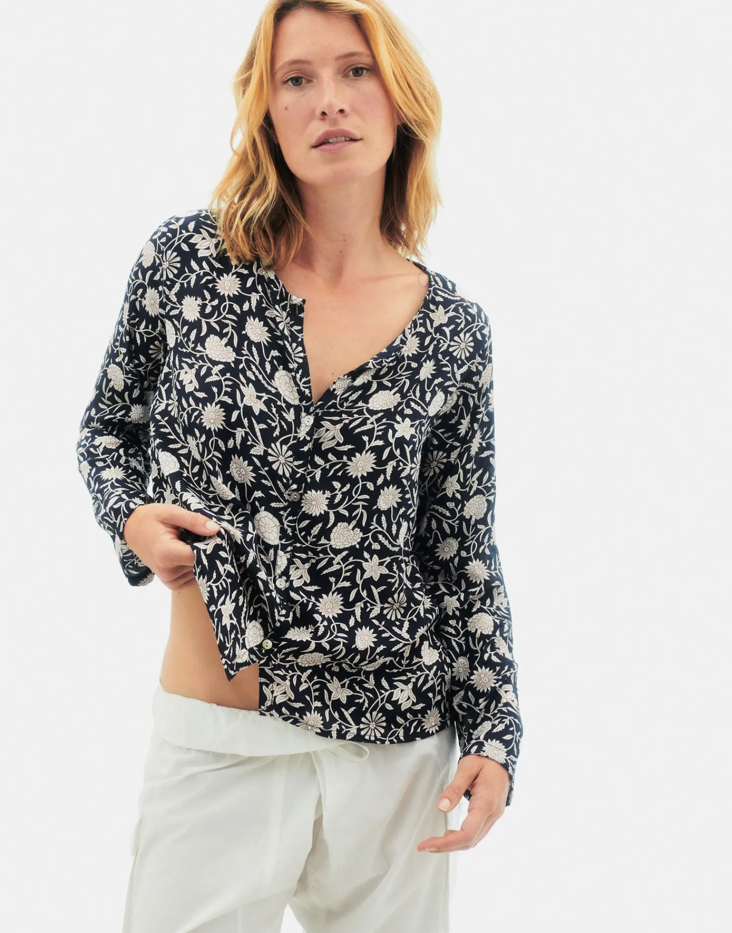 Natura Selection Camisa Softy 147768-NAVY BLUE Clearance
