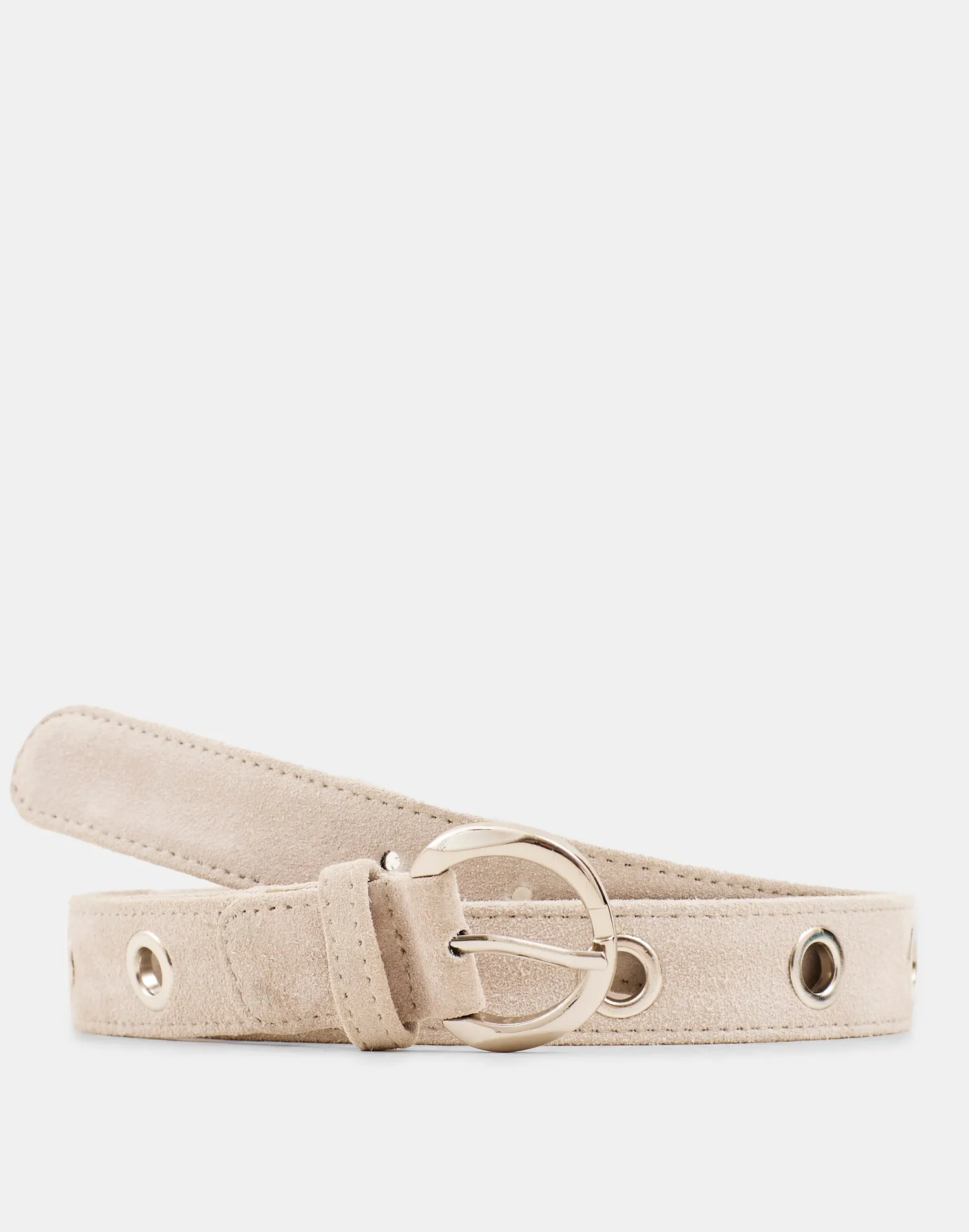 Natura Selection Cinturón Serraje 148571-LIGHTGREY Outlet