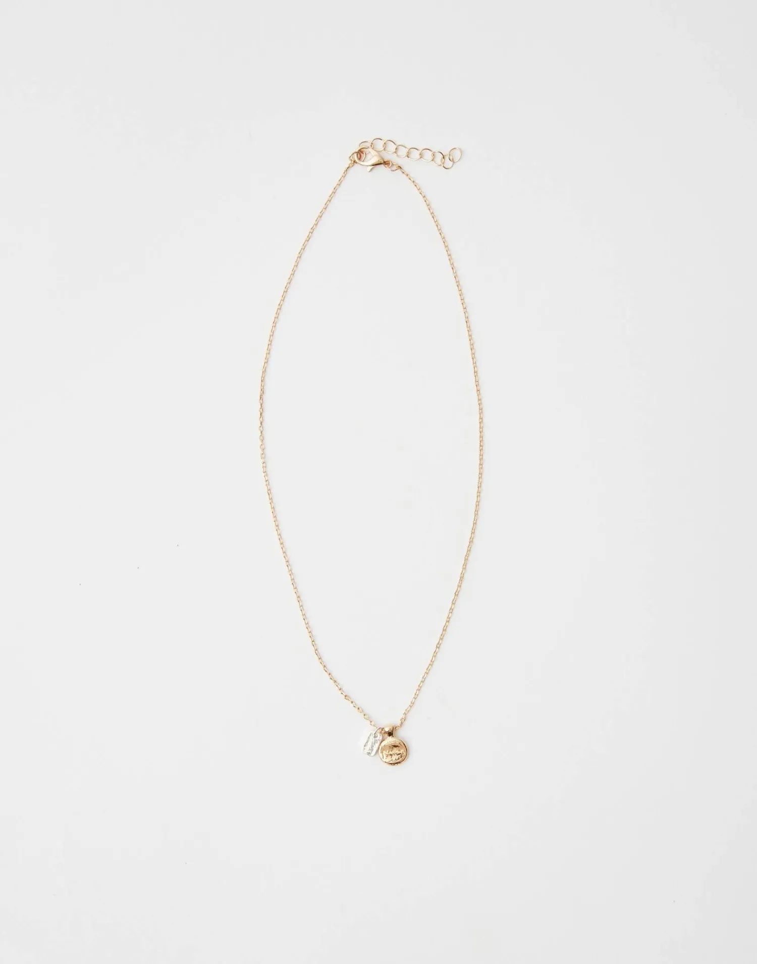 Natura Selection Collar Dos Charms 144654-GOLD Hot