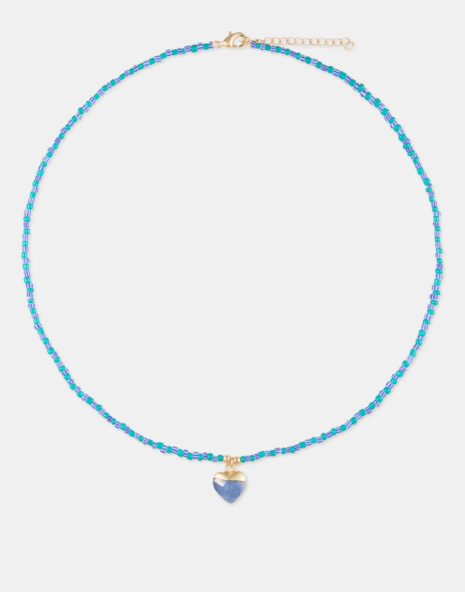 Natura Selection Collar Minicorazón Piedra 149976-BLUE Outlet