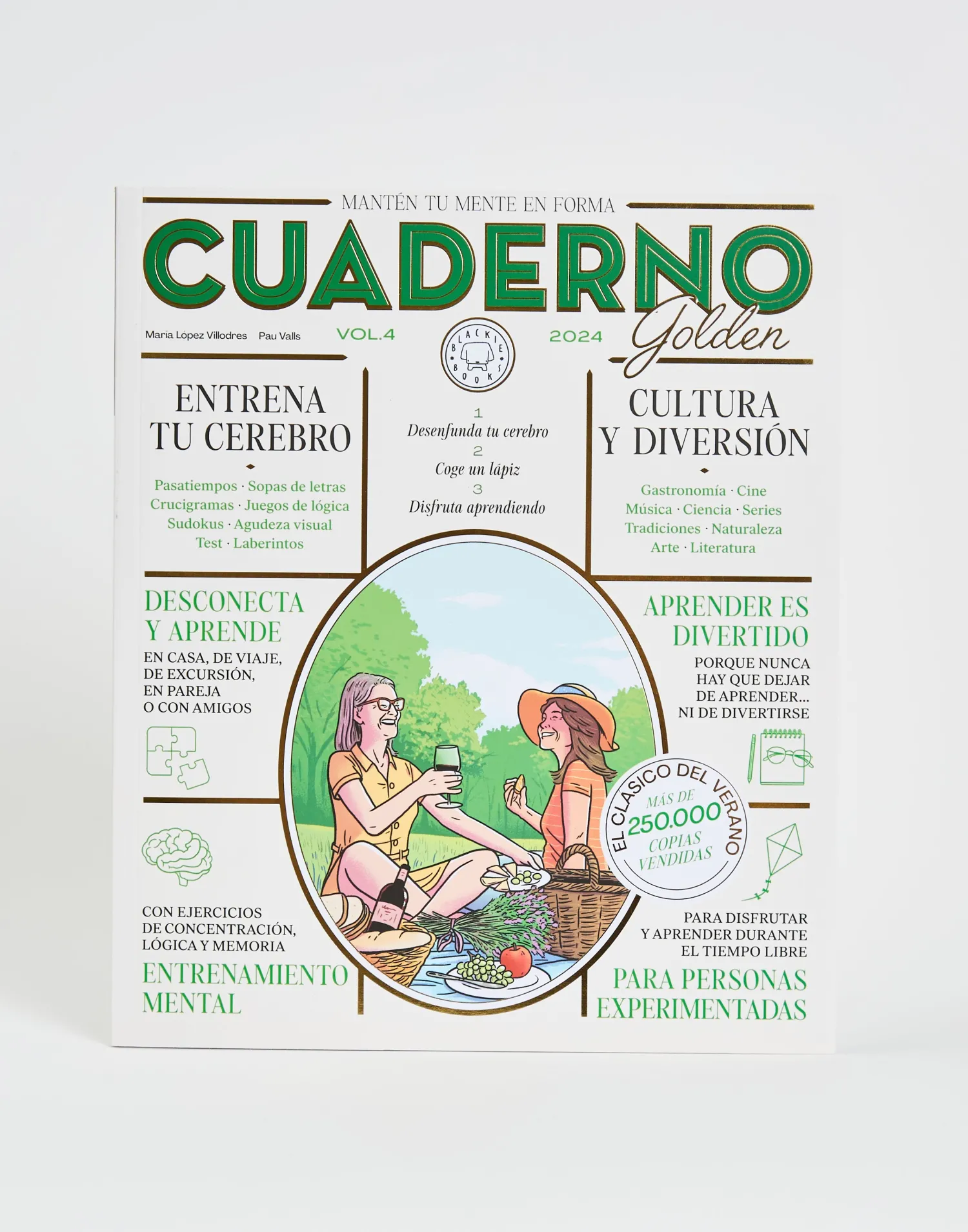 Natura Selection Cuadreno Golden Blackie Books Vol.4 151199-SIN_COLOR Sale