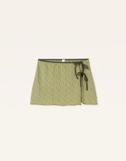 Natura Selection Falda Pareo Print Tejido 145942-GREEN Outlet