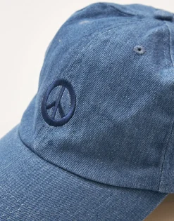 Natura Selection Gorra Bordada Peace 146114-BLUE Discount