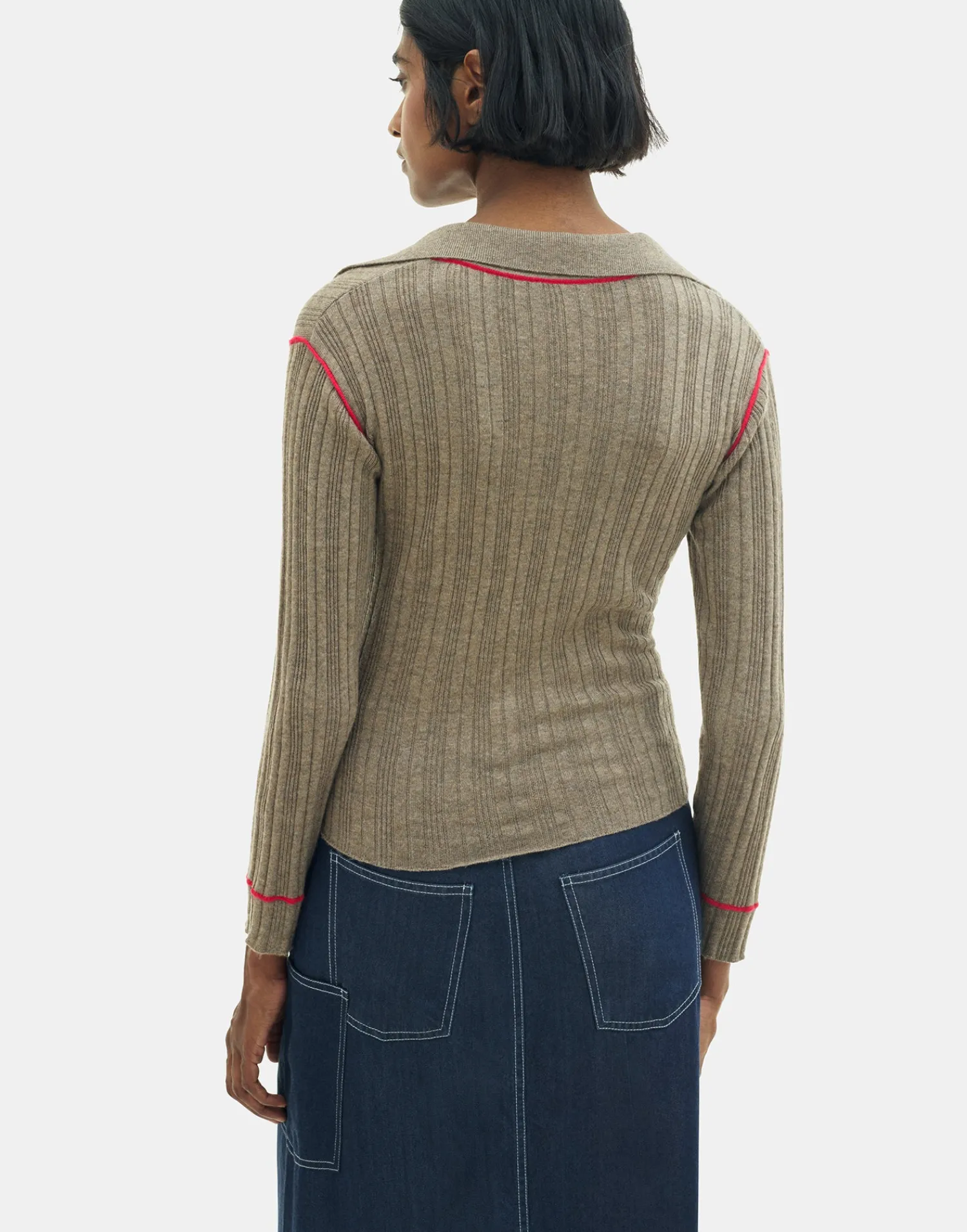 Natura Selection Jersey Aira 149827-BROWN Online