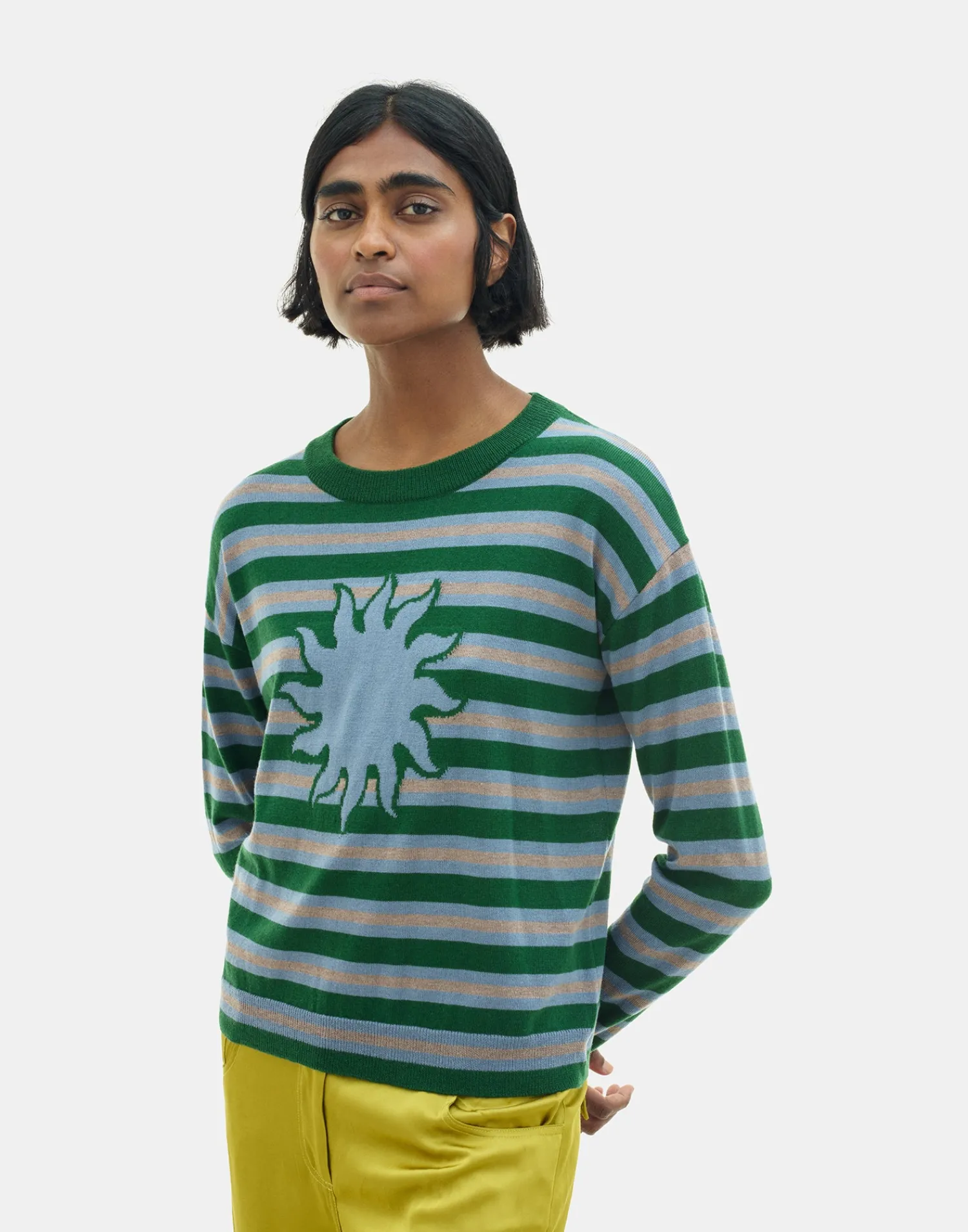 Natura Selection Jersey Uki 149809-GREEN New