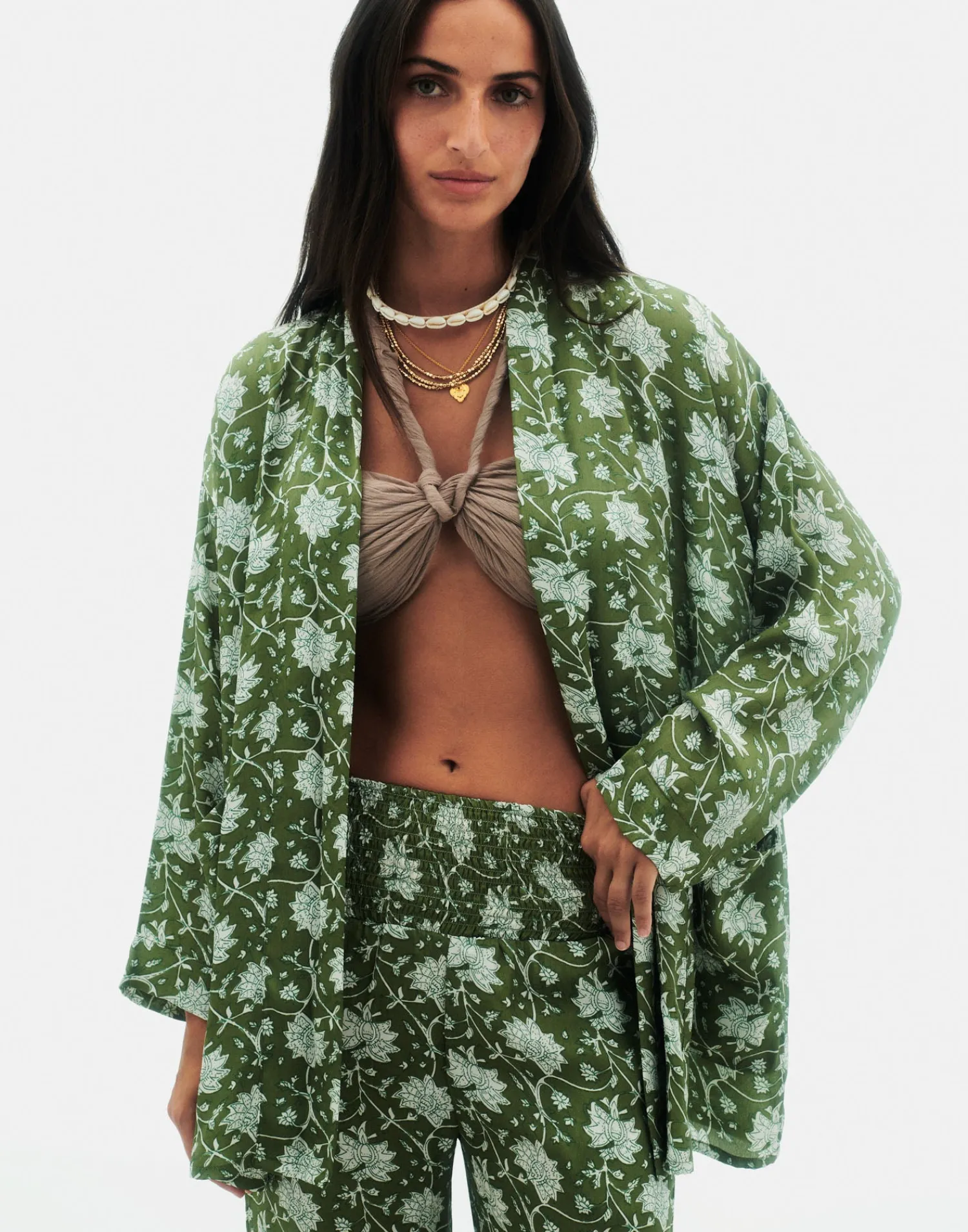Natura Selection Kimono Savana 147776-KHAKI Best