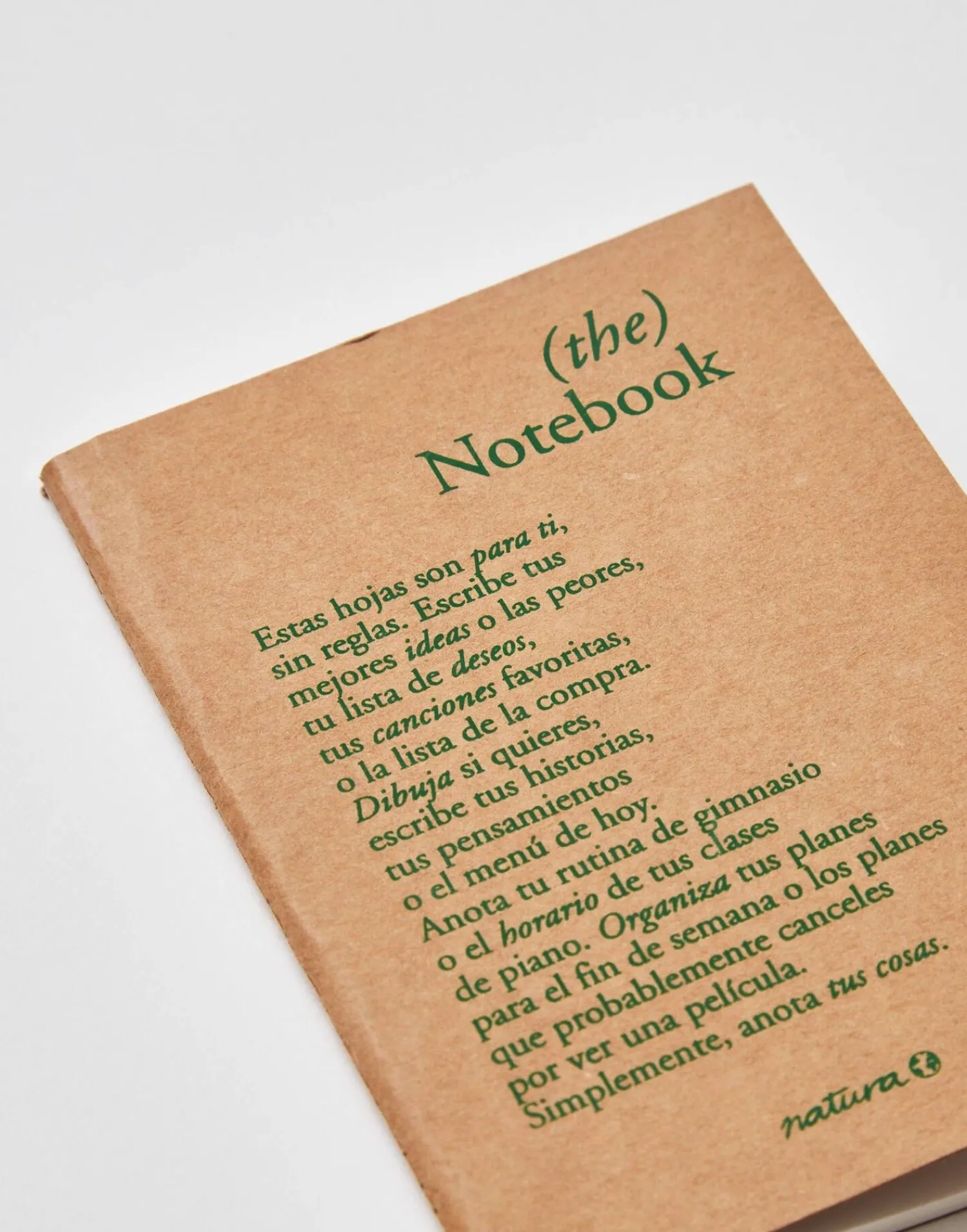 Natura Selection Libreta Manifiesto A6