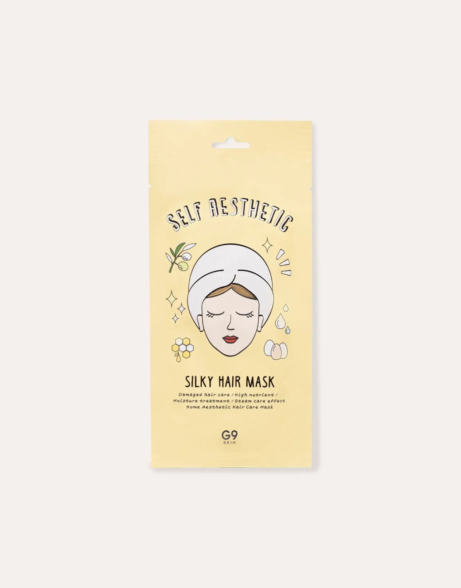 Natura Selection Mascarilla Para Pelo Tacto Seda 146054-YELLOW