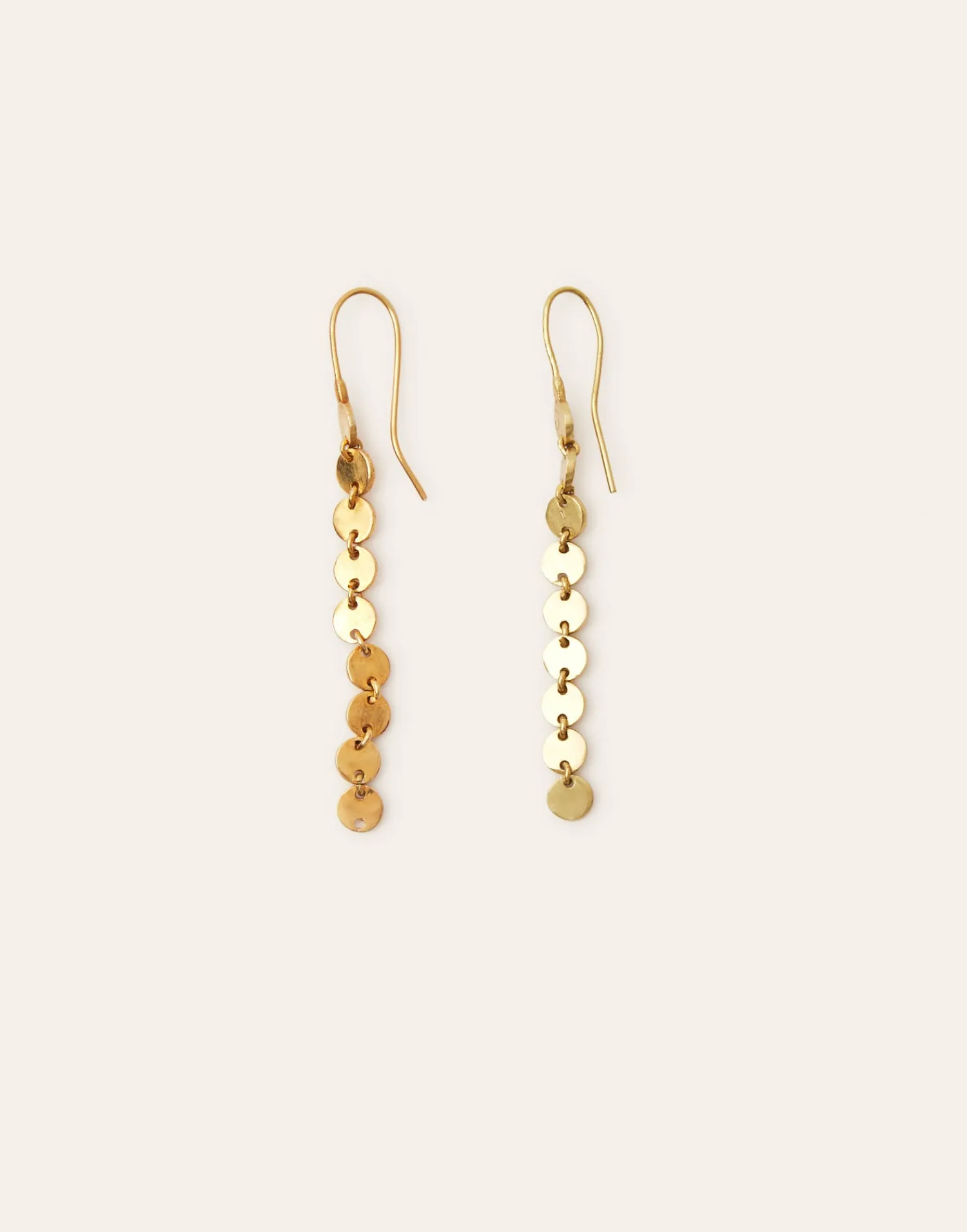 Natura Selection Pendientes Largos Círculos 145820-GOLD Outlet
