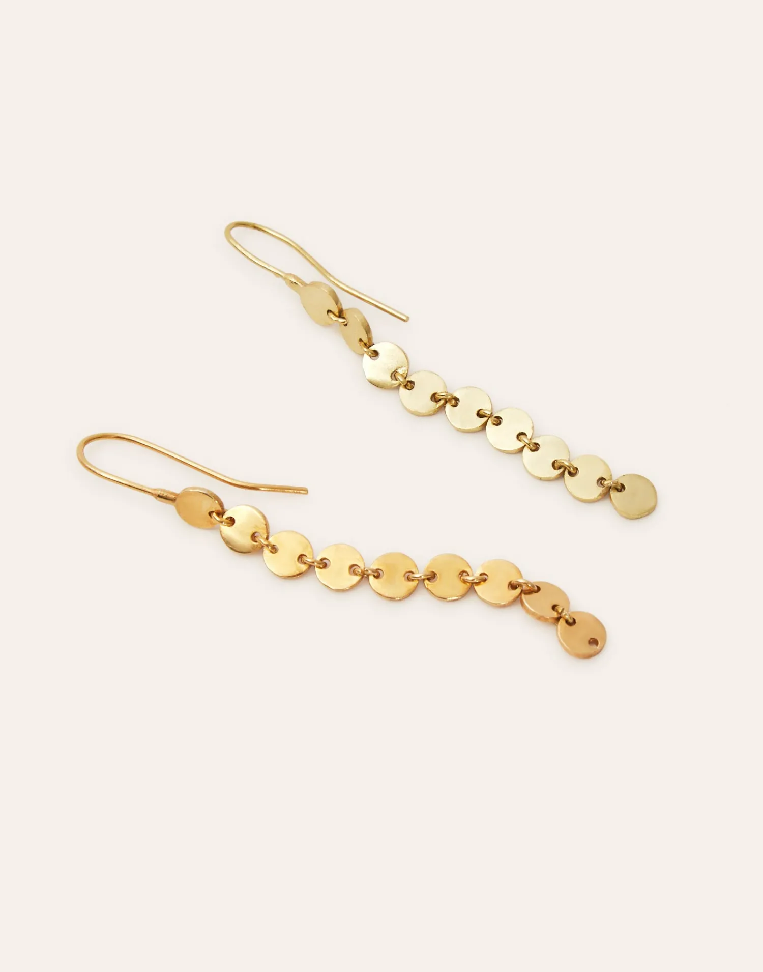 Natura Selection Pendientes Largos Círculos 145820-GOLD Outlet