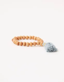 Natura Selection Pulsera Mala Madera 140323-BEIGE Outlet