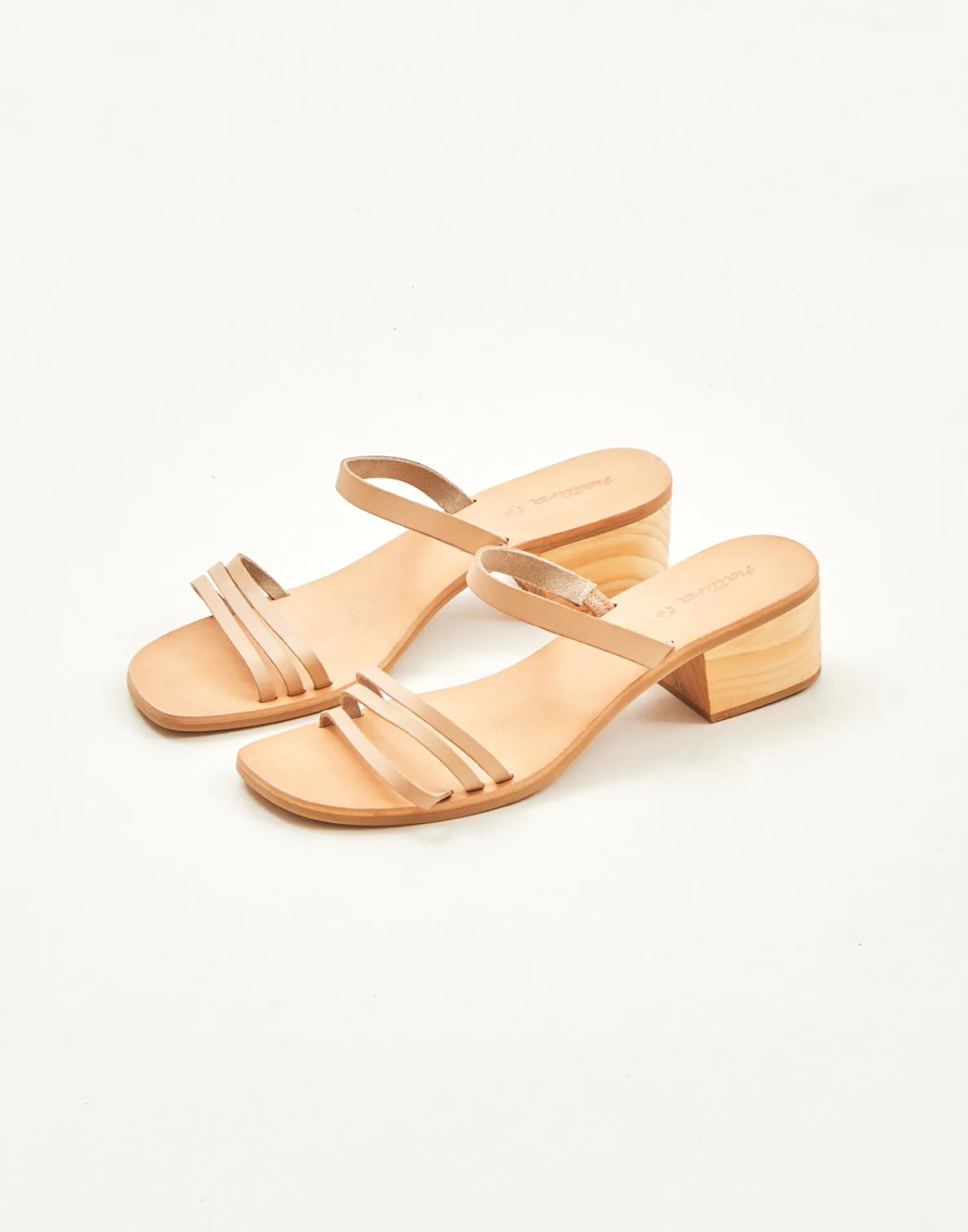 Natura Selection Sandalia Tacón Tiras 145625-BEIGE Best