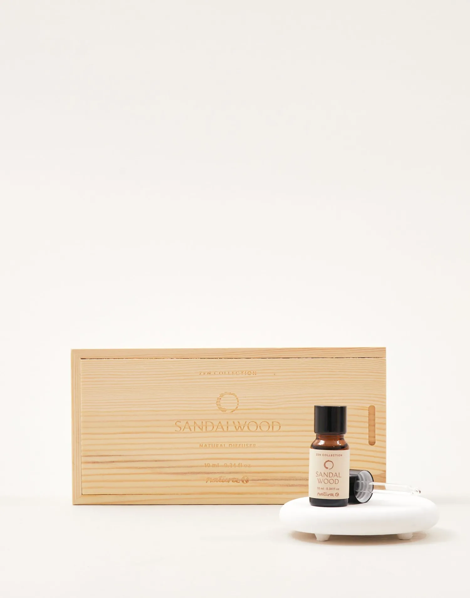 Natura Selection Set Aceite Esencial Y Piedra Cerámica Zen Collection Clearance