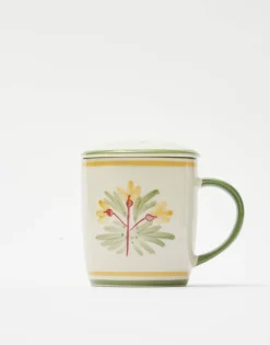 Natura Selection Taza Cerámica Con Filtro Flores Best