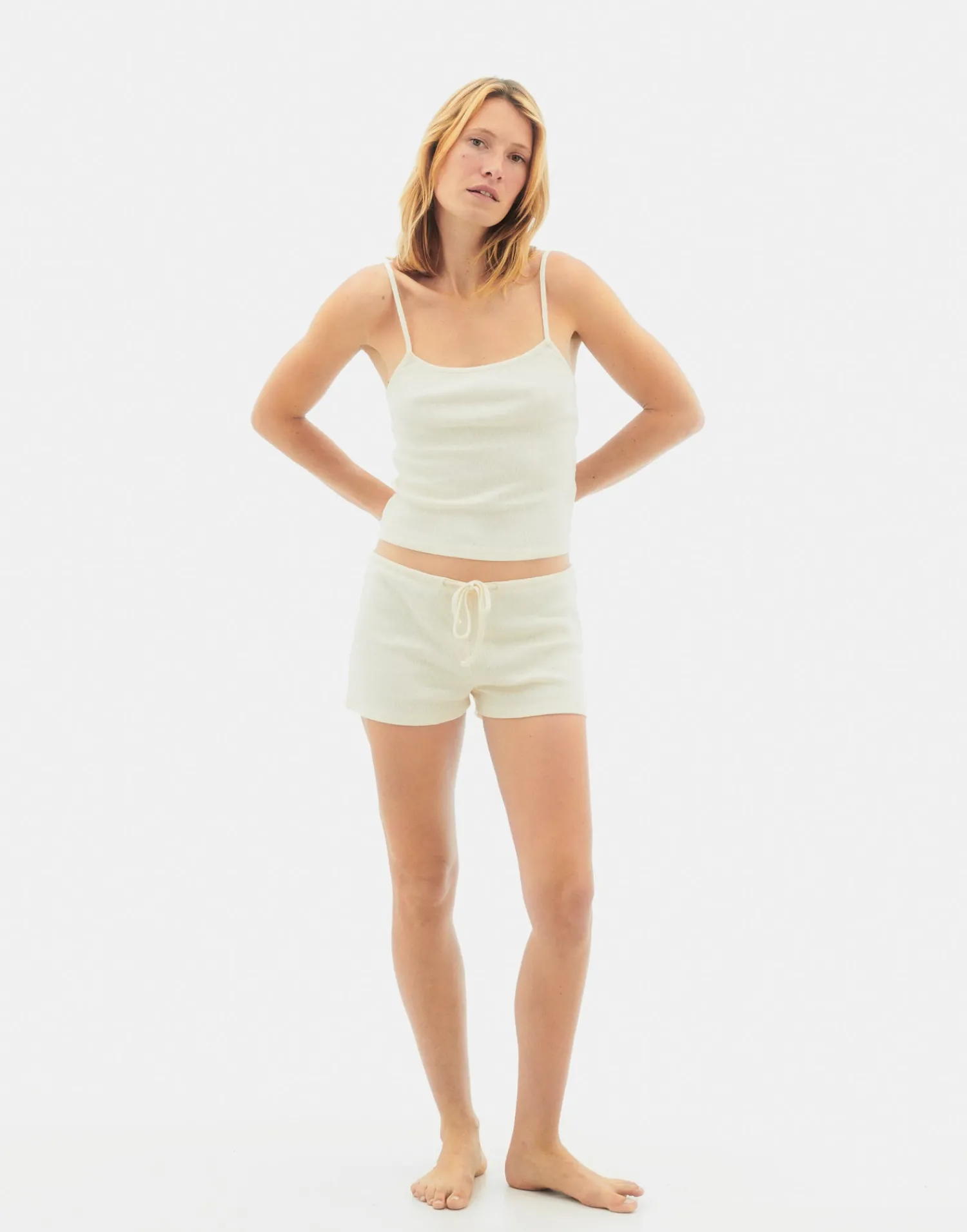 Natura Selection Top Desagujado 147839-OFFWHITE Clearance