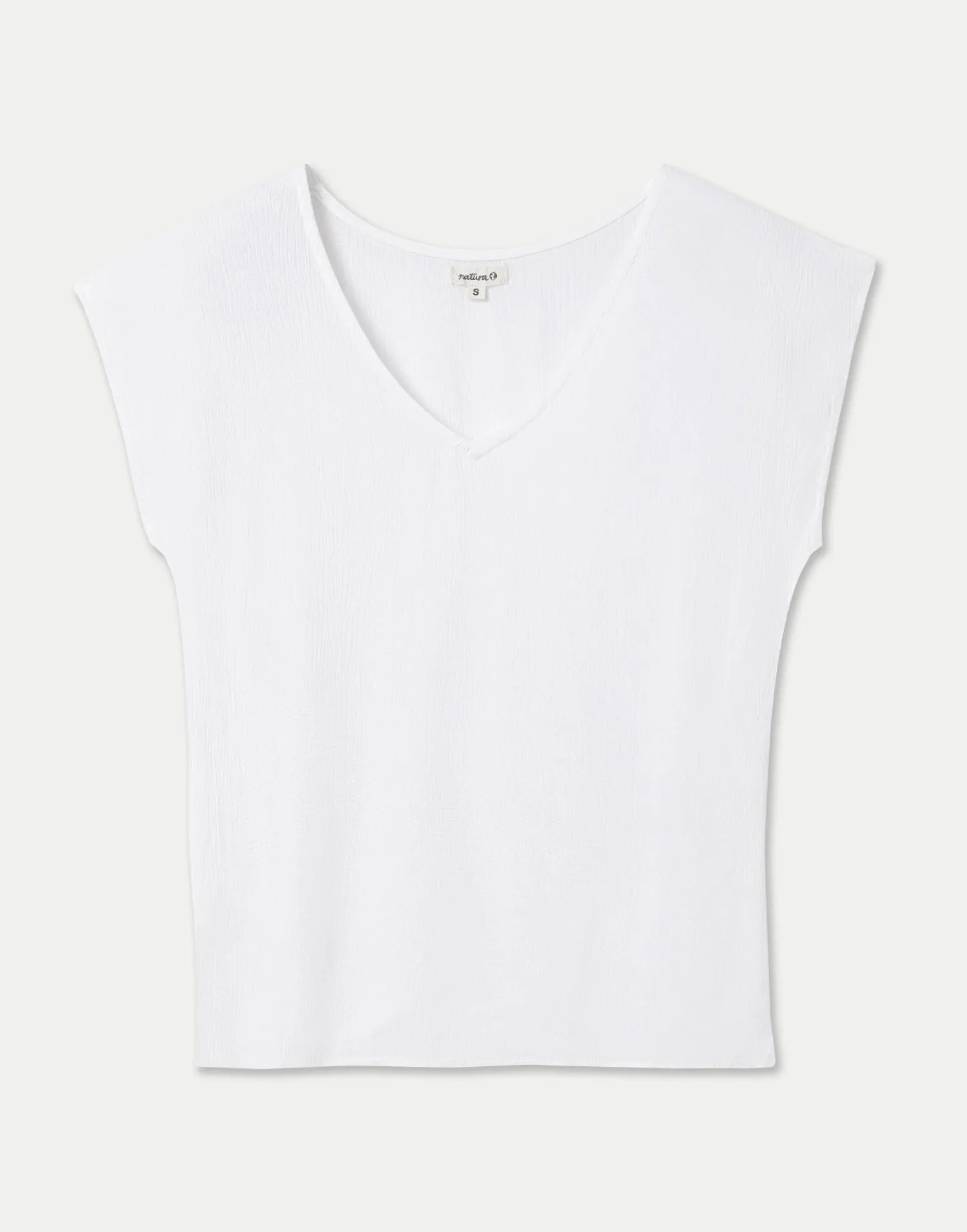 Natura Selection Top Manga Corta Pico Discount