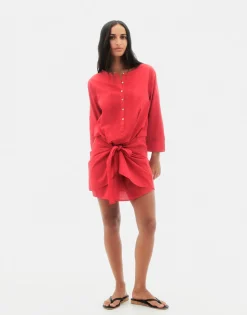 Natura Selection Vestido Kilauea 147726-RED Discount