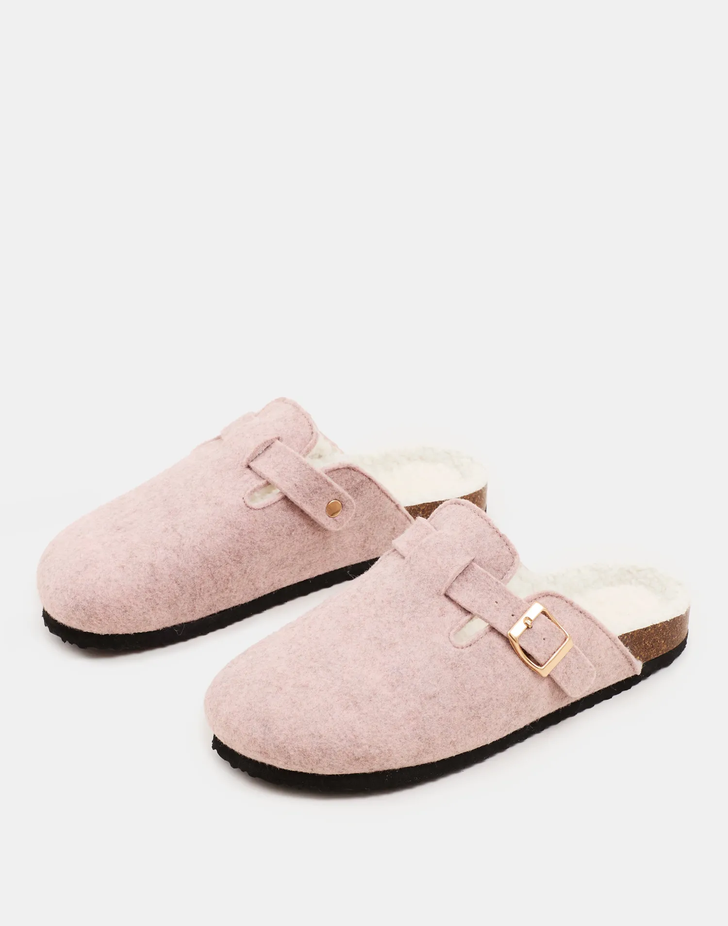 Natura Selection Zueco Fieltro Con Borrego Interior 147856-PINK Outlet
