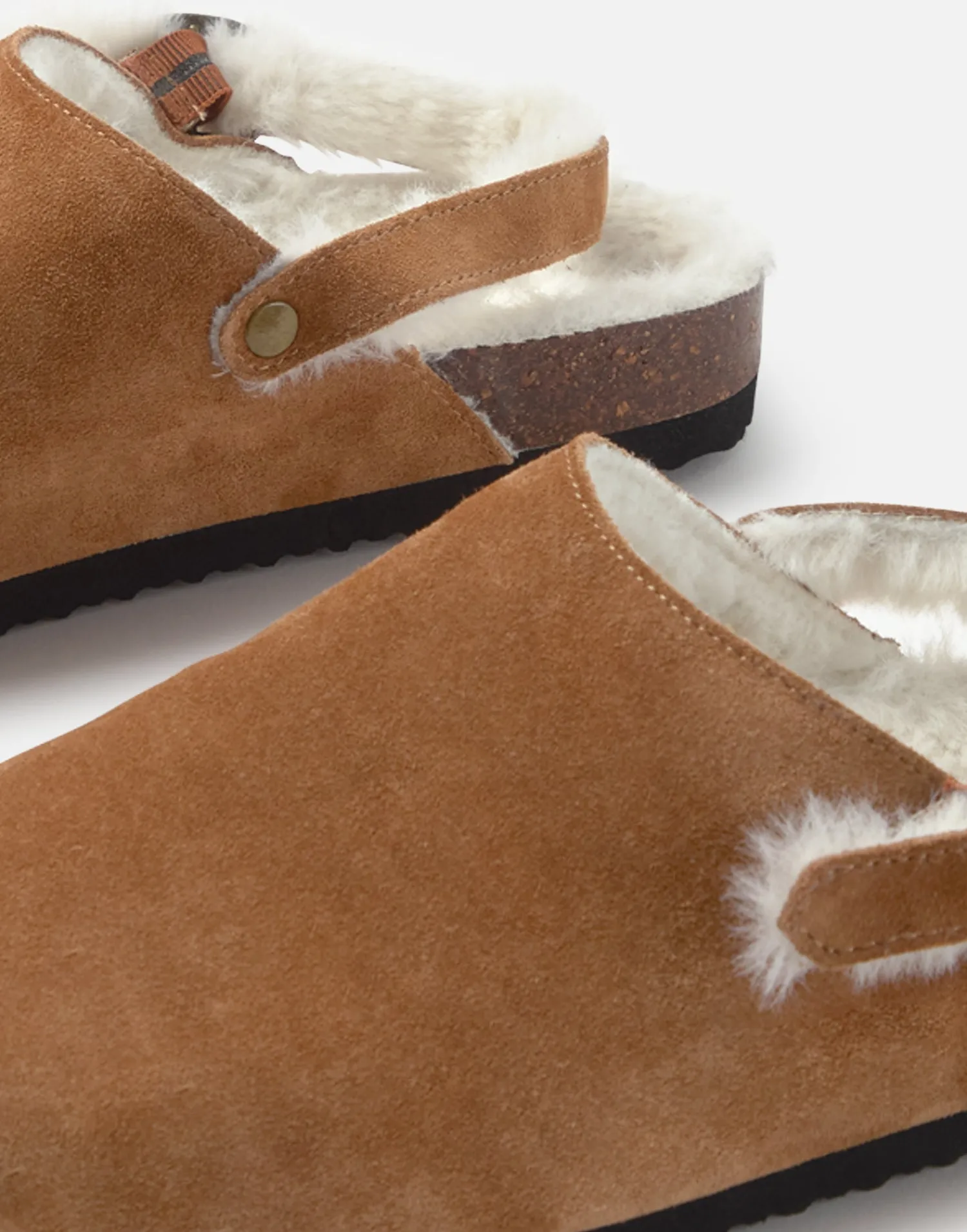 Natura Selection Zueco Hebilla Pelo Interior 149769-CAMEL Discount